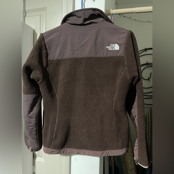 Women's Denali Fleece Jacket Brown Zip Up - Picture 2 of 3